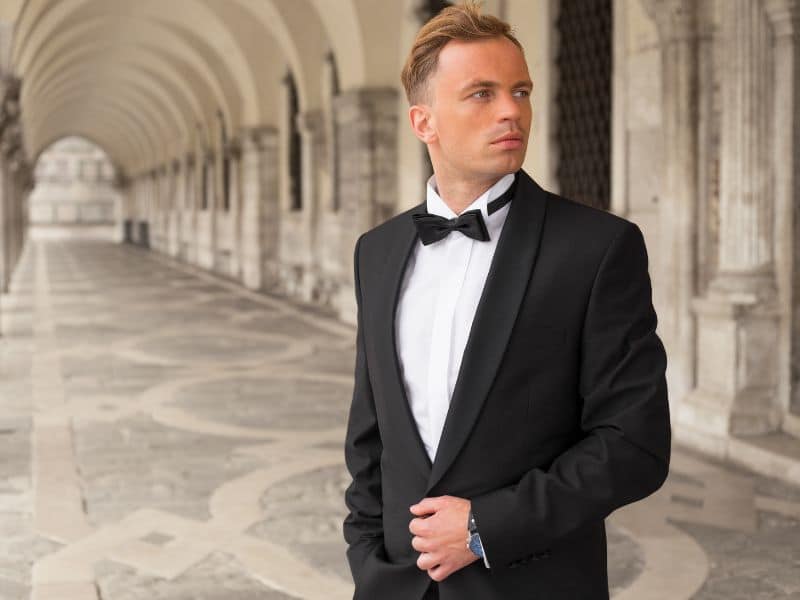 man in tuxedo